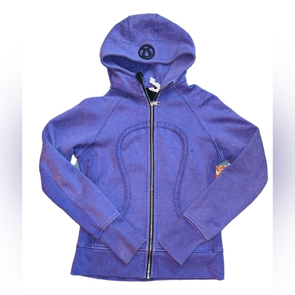 lululemon athletica Jackets & Blazers - Lululemon Scuba Full Zip Hoodie Jacket size 8